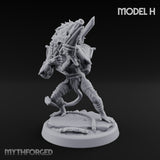 Long Rifle Prowling Simian Sniper H Miniature for Dungeons and Dragons, Pathfinder or other TTRPGs