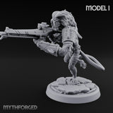 Long Rifle Prowling Simian Sniper I Miniature for Dungeons and Dragons, Pathfinder or other TTRPGs