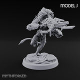 Long Rifle Prowling Simian Sniper J Miniature for Dungeons and Dragons, Pathfinder or other TTRPGs