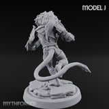 Long Rifle Prowling Simian Sniper J Miniature for Dungeons and Dragons, Pathfinder or other TTRPGs