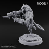 Long Rifle Prowling Simian Sniper J Miniature for Dungeons and Dragons, Pathfinder or other TTRPGs