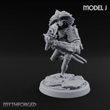 Long Rifle Prowling Simian Sniper J Miniature for Dungeons and Dragons, Pathfinder or other TTRPGs