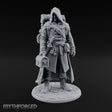 Loot Hauling Human Rogue Miniature for Dungeons and Dragons, Pathfinder or other TTRPGs