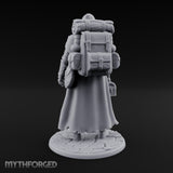 Loot Hauling Human Rogue Miniature for Dungeons and Dragons, Pathfinder or other TTRPGs