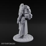 Loot Hauling Human Rogue Miniature for Dungeons and Dragons, Pathfinder or other TTRPGs
