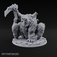 Dripping Plague Ogre Miniature for Dungeons and Dragons, Pathfinder or other TTRPGs