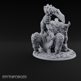 Dripping Plague Ogre Miniature for Dungeons and Dragons, Pathfinder or other TTRPGs