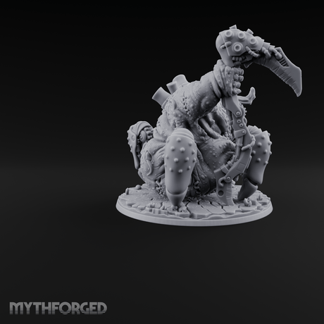 Dripping Plague Ogre Miniature for Dungeons and Dragons, Pathfinder or other TTRPGs