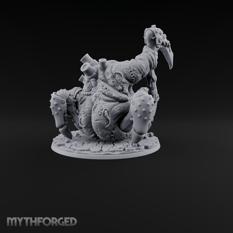 Dripping Plague Ogre Miniature for Dungeons and Dragons, Pathfinder or other TTRPGs