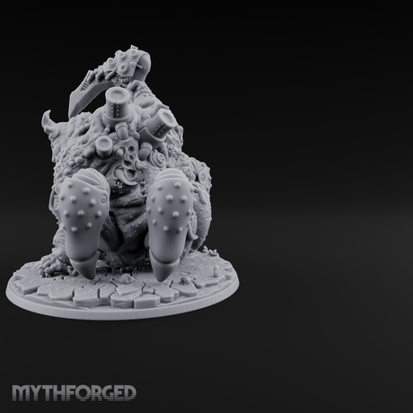 Dripping Plague Ogre Miniature for Dungeons and Dragons, Pathfinder or other TTRPGs