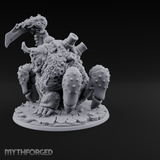 Dripping Plague Ogre Miniature for Dungeons and Dragons, Pathfinder or other TTRPGs