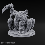Dripping Plague Ogre Miniature for Dungeons and Dragons, Pathfinder or other TTRPGs