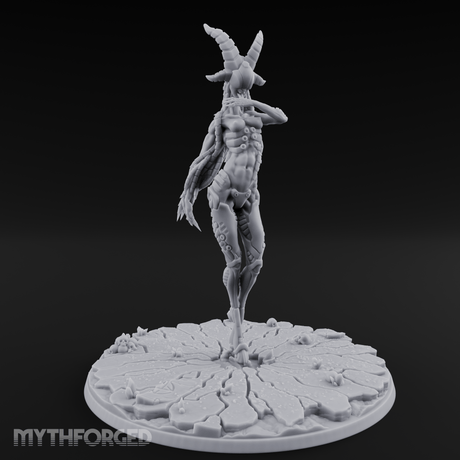 Ascending In Glory Demon Lord Miniature for Dungeons and Dragons, Pathfinder or other TTRPGs