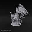 Where His Standard Goes, Wolves Follow Human Wolf Lord on Dire Wolf