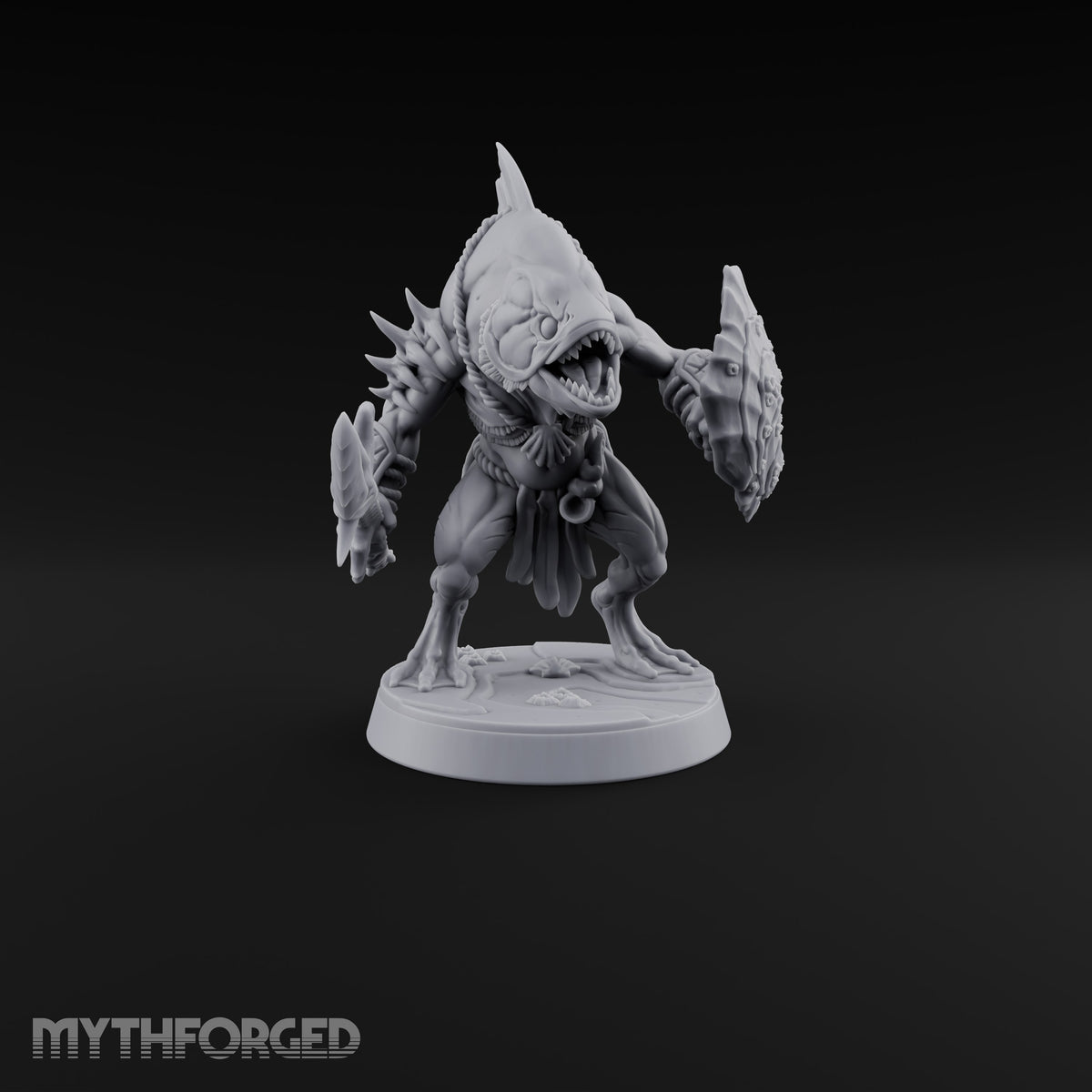 Madness Comes in Shoals Kuo-toa Tide Raider A — Bare-headed