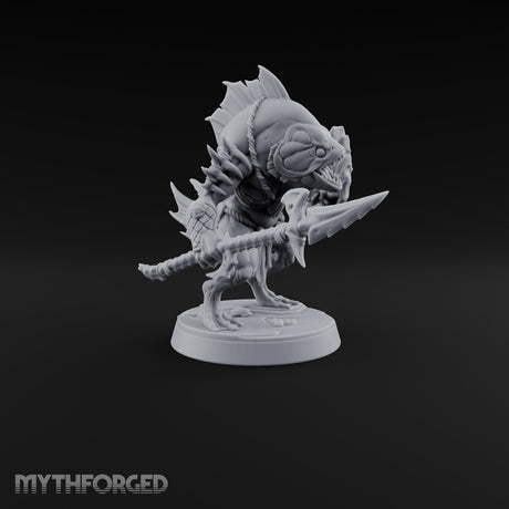 Madness Comes in Shoals Kuo-toa Tide Raider A — Bare-headed