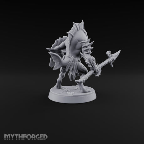 Madness Comes in Shoals Kuo-toa Tide Raider A — Bare-headed