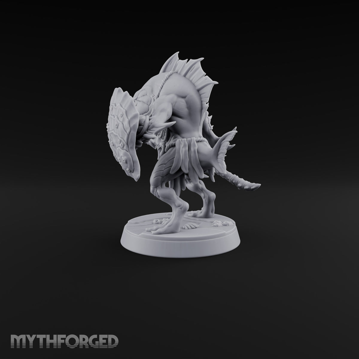 Madness Comes in Shoals Kuo-toa Tide Raider A — Bare-headed