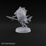 Madness Comes in Shoals Kuo-toa Tide Raider A — Bare-headed