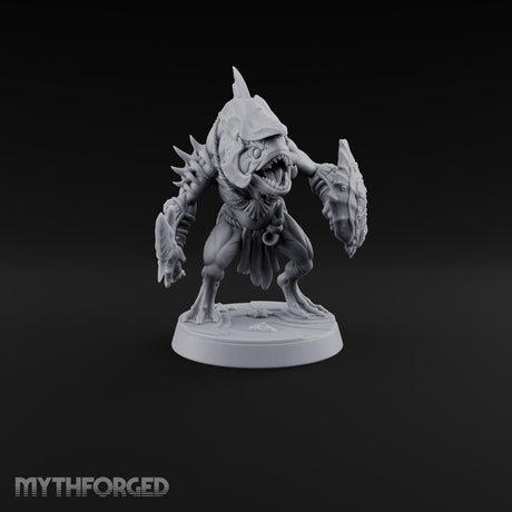 Madness Comes in Shoals Kuo-toa Tide Raider A — Helmeted