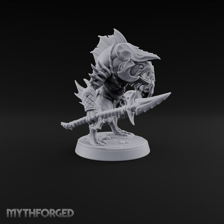 Madness Comes in Shoals Kuo-toa Tide Raider A — Helmeted