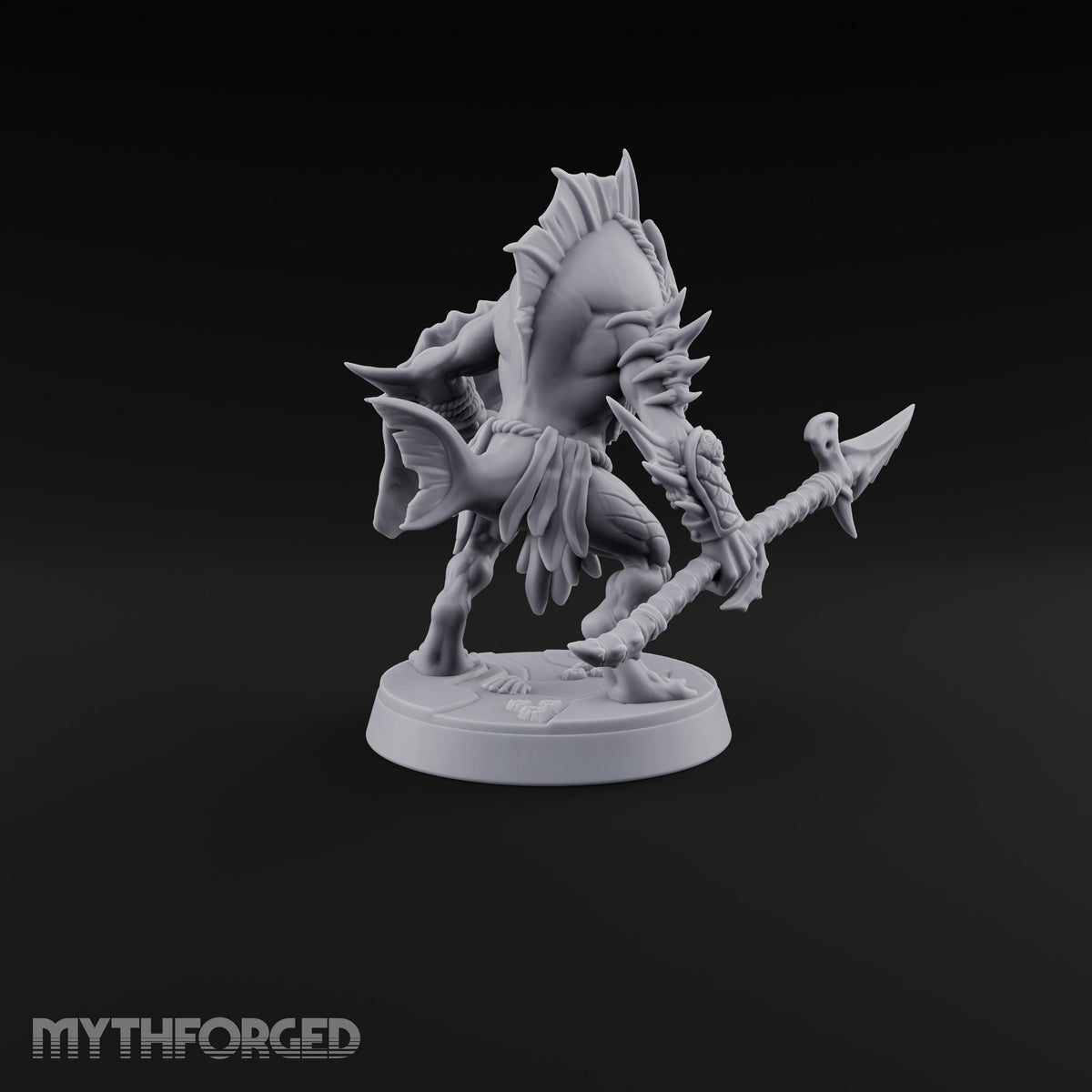 Madness Comes in Shoals Kuo-toa Tide Raider A — Helmeted