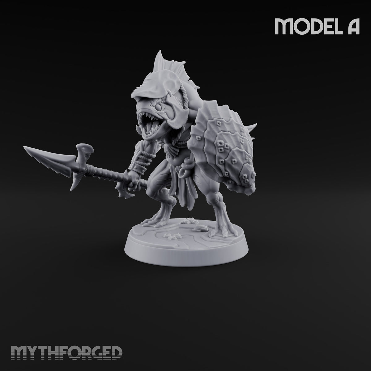 Madness Comes in Shoals Kuo-toa Tide Raider A — Helmeted