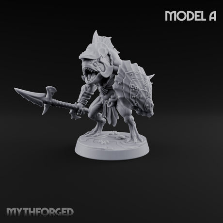 Madness Comes in Shoals Kuo-toa Tide Raider A — Helmeted