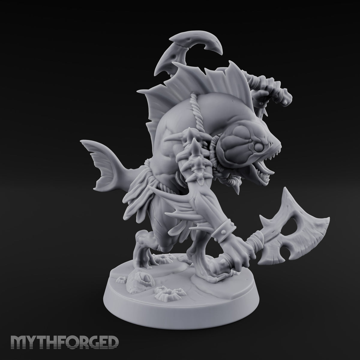 Madness Comes in Shoals Kuo-toa Tide Raiders — B · Bare-headed