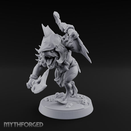 Madness Comes in Shoals Kuo-toa Tide Raider B — Helmeted