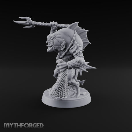 Madness Comes in Shoals Kuo-toa Tide Raider C — Bare-headed