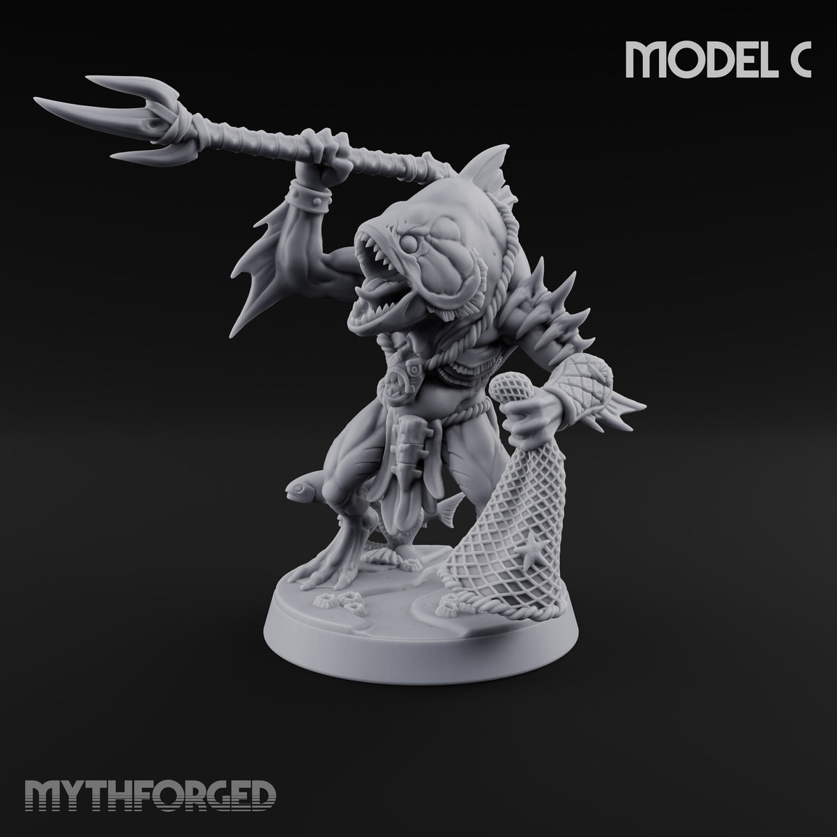 Madness Comes in Shoals Kuo-toa Tide Raiders — C · Bare-headed