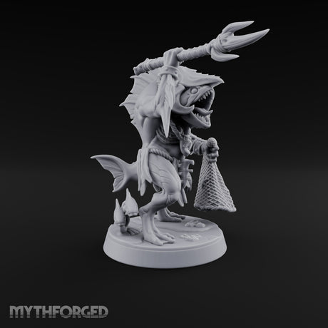 Madness Comes in Shoals Kuo-toa Tide Raider C — Helmeted
