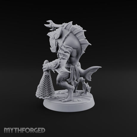 Madness Comes in Shoals Kuo-toa Tide Raider C — Helmeted