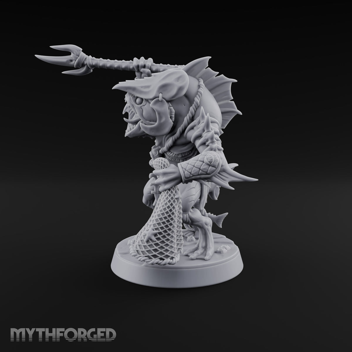 Madness Comes in Shoals Kuo-toa Tide Raider C — Helmeted