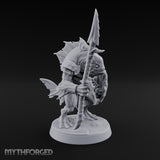 Madness Comes in Shoals Kuo-toa Tide Raider D — Bare-headed