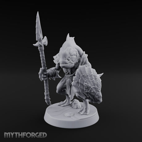 Madness Comes in Shoals Kuo-toa Tide Raider D — Bare-headed