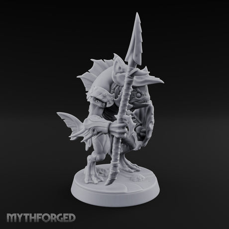 Madness Comes in Shoals Kuo-toa Tide Raider D — Helmeted
