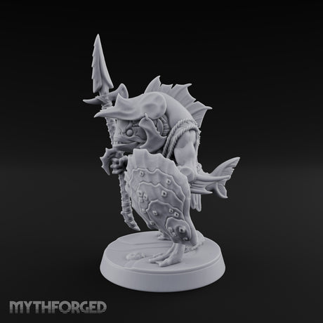 Madness Comes in Shoals Kuo-toa Tide Raider D — Helmeted