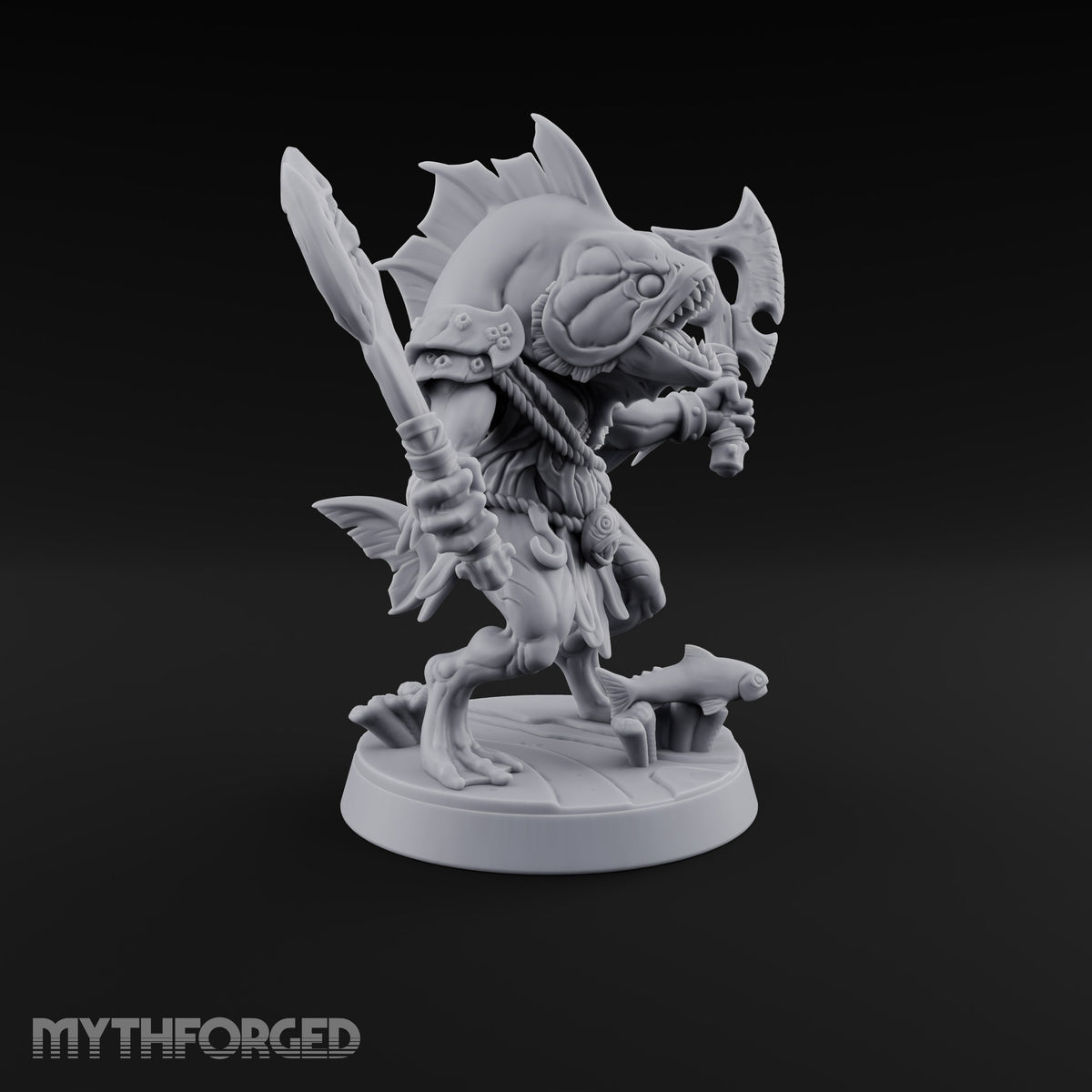 Madness Comes in Shoals Kuo-toa Tide Raider E — Bare-headed
