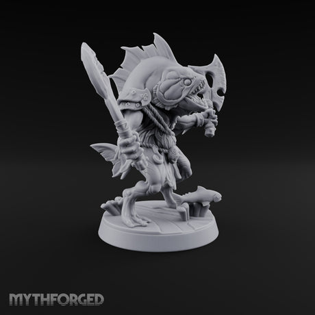 Madness Comes in Shoals Kuo-toa Tide Raider E — Bare-headed