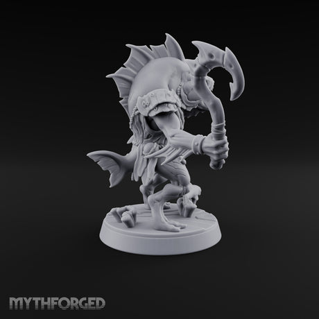 Madness Comes in Shoals Kuo-toa Tide Raider E — Bare-headed