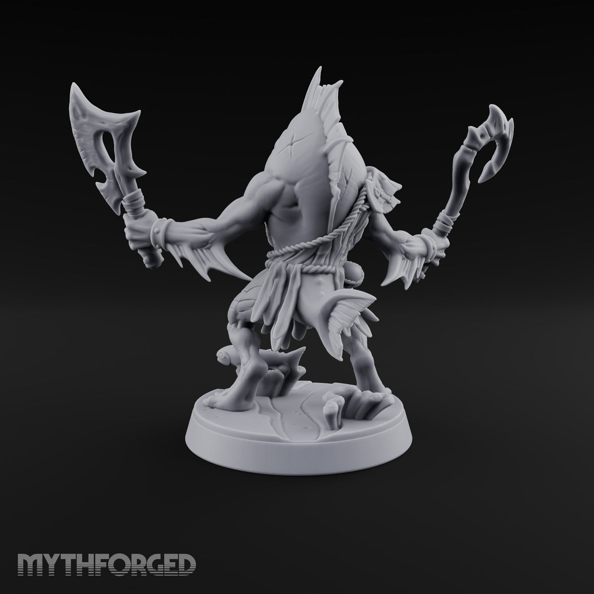 Madness Comes in Shoals Kuo-toa Tide Raider E — Bare-headed
