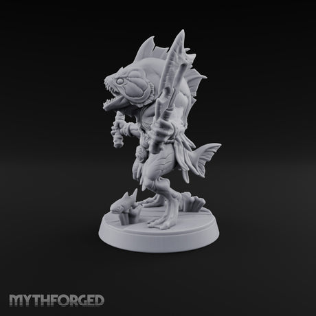 Madness Comes in Shoals Kuo-toa Tide Raider E — Bare-headed