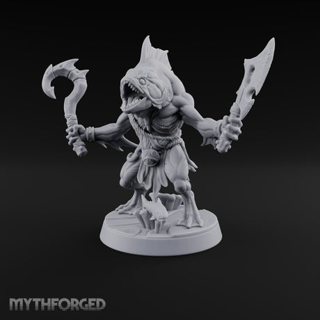 Madness Comes in Shoals Kuo-toa Tide Raider E — Bare-headed
