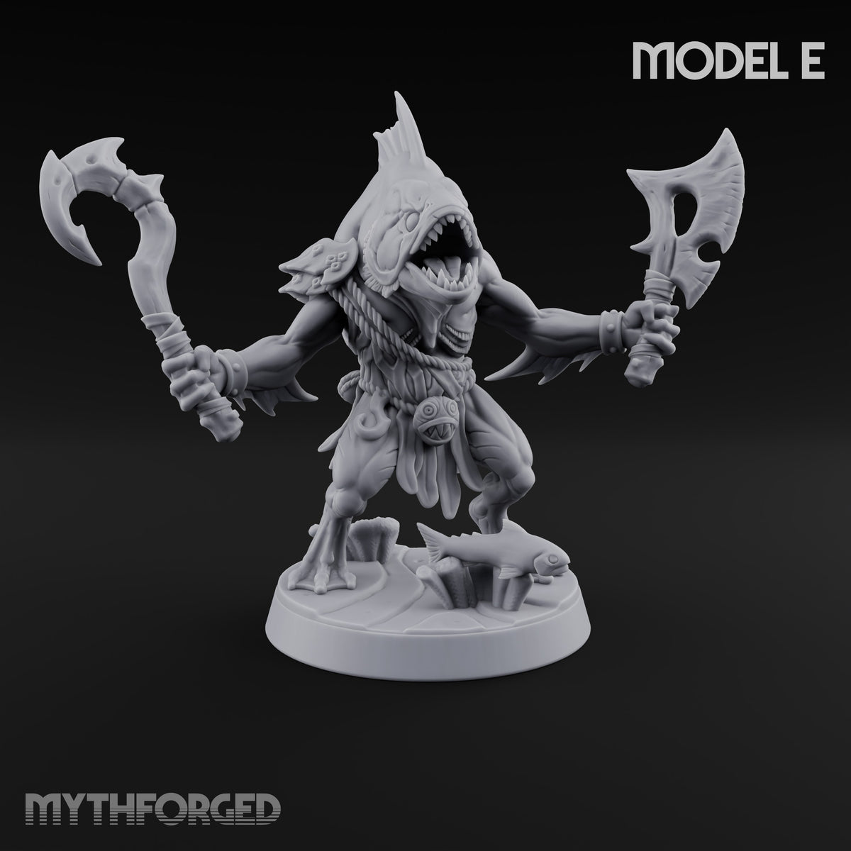 Madness Comes in Shoals Kuo-toa Tide Raider E — Bare-headed