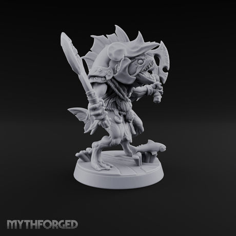 Madness Comes in Shoals Kuo-toa Tide Raider E — Helmeted