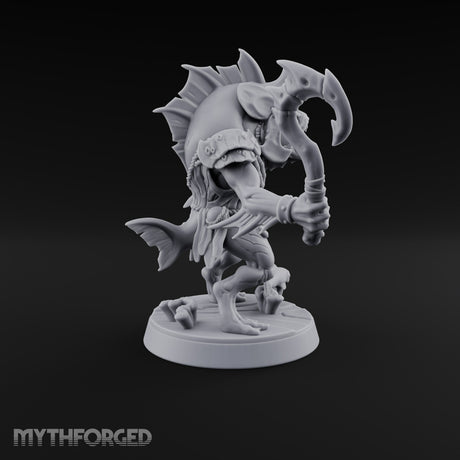 Madness Comes in Shoals Kuo-toa Tide Raider E — Helmeted