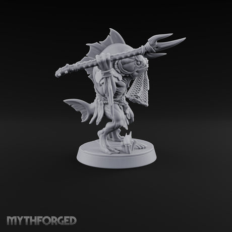 Madness Comes in Shoals Kuo-toa Tide Raider F — Bare-headed