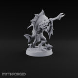Madness Comes in Shoals Kuo-toa Tide Raider F — Bare-headed